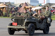 World War II reanactors History roars to life - World War II reanactors and their vehicles at Mid Atlantic Air Museum Airshow